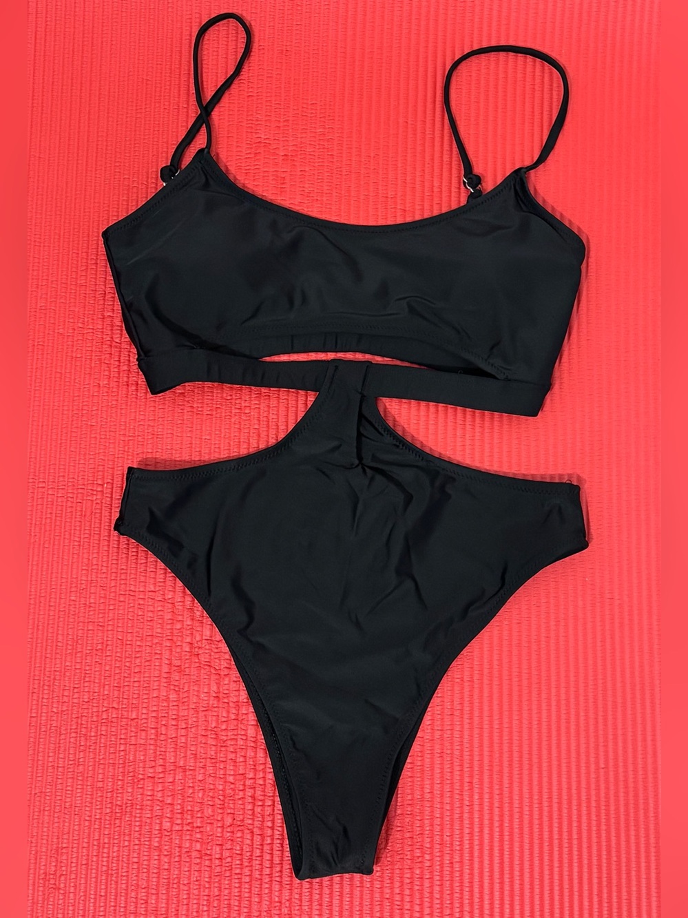 Black Cutout Two-Piece Bikini size L
